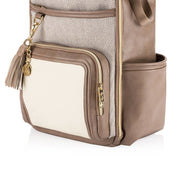 Itsy Ritzy Vanilla Latte Boss Plus™ Backpack Diaper Bag