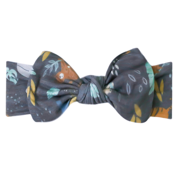 Copper Pearl Knit Headband Bow | Bengal