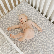 Copper Pearl Premium Knit Fitted Crib Sheet | Lacie
