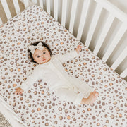 Copper Pearl Premium Knit Fitted Crib Sheet | Millie