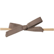 Copper Pearl Ribbon Nylon Bow | Gobi