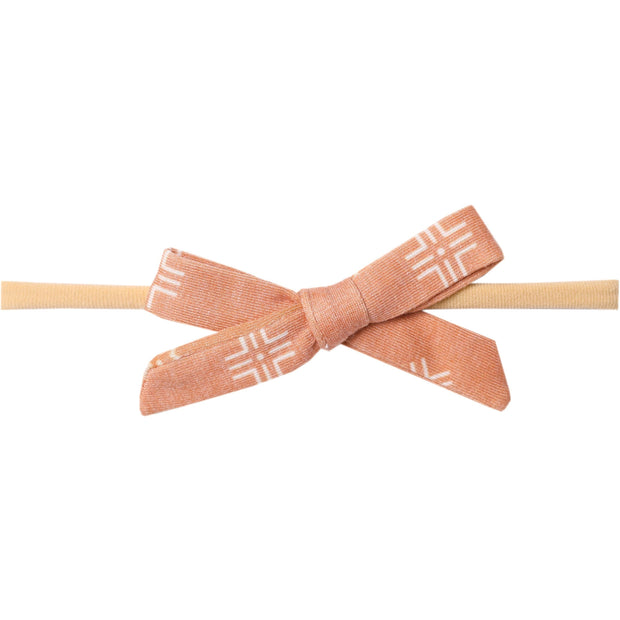 Copper Pearl Ribbon Nylon Bow | Mesa