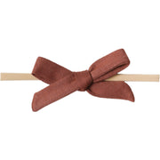 Copper Pearl Ribbon Nylon Bow | Moab