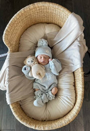 'Little Brother' Announcement Romper | Sky: NB