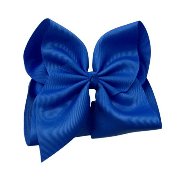 6 inch Solid Grosgrain Bow/Alligator Clip: Lavender / 6 Inch