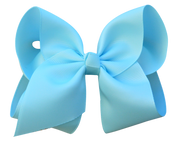 4 inch Solid Grosgrain Bow: Pink / 4 Inch