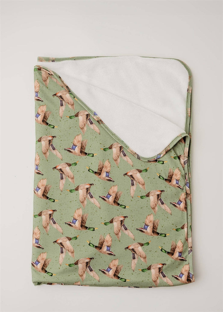 Mallard Skies Swaddle Blanket