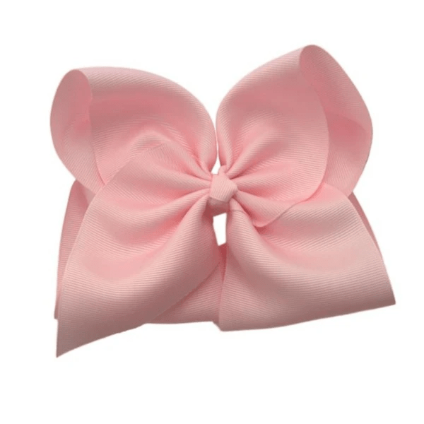 6 inch Solid Grosgrain Bow/Alligator Clip: Lavender / 6 Inch