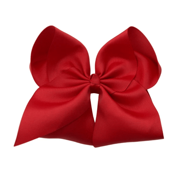 6 inch Solid Grosgrain Bow/Alligator Clip: Lavender / 6 Inch
