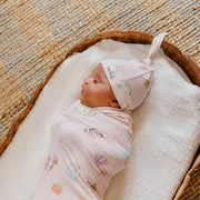 Top Knot Hat - Enchanted Friends: 0-4 Months