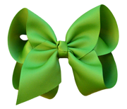 4 inch Solid Grosgrain Bow: Pink / 4 Inch