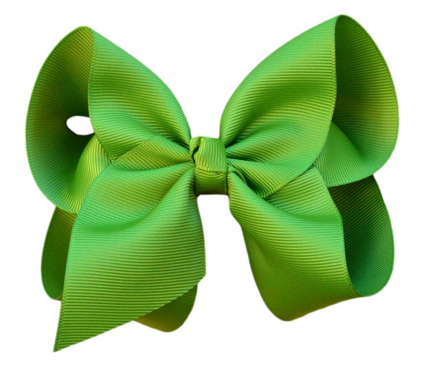 4 inch Solid Grosgrain Bow: Pink / 4 Inch
