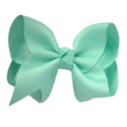 4 inch Solid Grosgrain Bow: Pink / 4 Inch