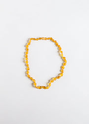 Raw Honey Baltic Amber || Classic || Beaded Necklace: 13" Child Necklace