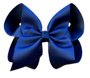 4 inch Solid Grosgrain Bow: Pink / 4 Inch