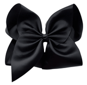 6 inch Solid Grosgrain Bow/Alligator Clip: Aqua / 6 Inch