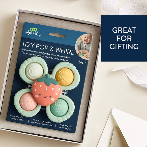 *NEW OPTION* Itzy Pop & Whirl™ - Bath + Travel Toy: Smile