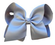 4 inch Solid Grosgrain Bow: Pink / 4 Inch