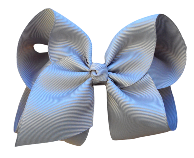 4 inch Solid Grosgrain Bow: Pink / 4 Inch