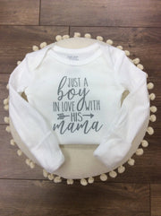Just A Boy In Love Infant Bodysuit: 6m / Long Sleeve