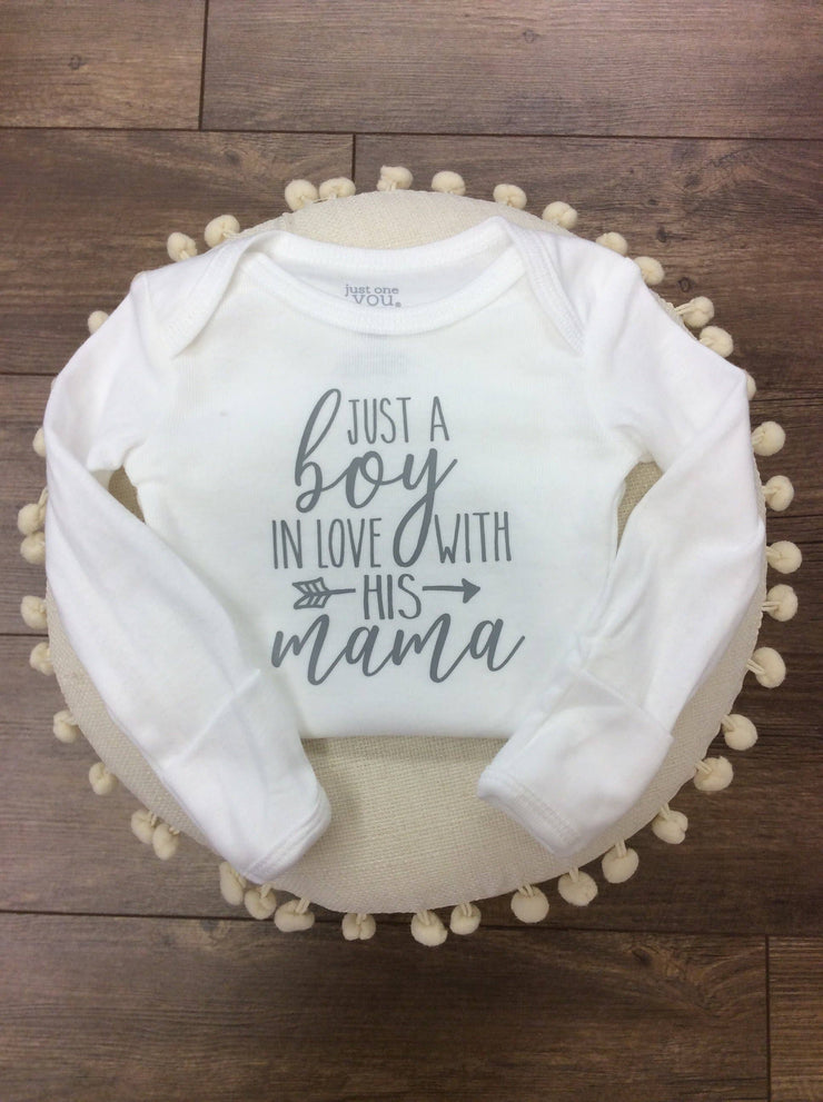 Just A Boy In Love Infant Bodysuit: 6m / Long Sleeve