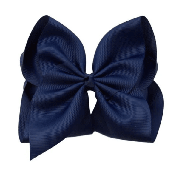 6 inch Solid Grosgrain Bow/Alligator Clip: Watermelon / 6 Inch