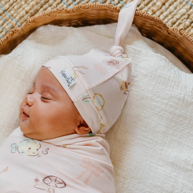 Top Knot Hat - Enchanted Friends: 0-4 Months