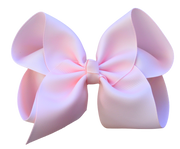 4 inch Solid Grosgrain Bow: Pink / 4 Inch