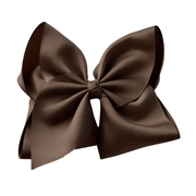 6 inch Solid Grosgrain Bow/Alligator Clip: Watermelon / 6 Inch