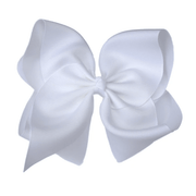 6 inch Solid Grosgrain Bow/Alligator Clip: Lavender / 6 Inch