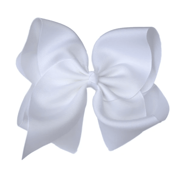 6 inch Solid Grosgrain Bow/Alligator Clip: Lavender / 6 Inch
