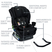 Britax Poplar S Convertible 2-in-1 Car Seat with ClickTight