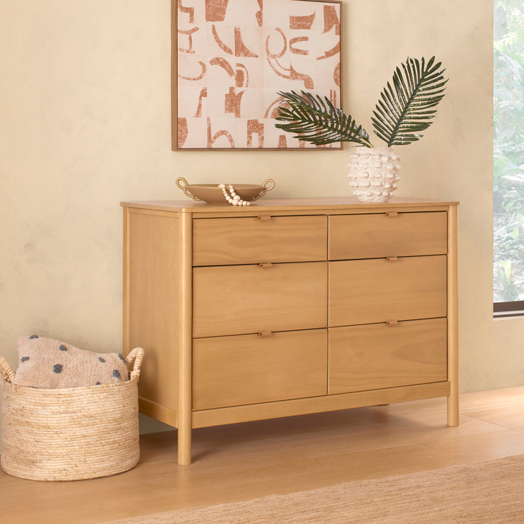 Babyletto Bondi 6-Drawer Assembled Dresser Honey