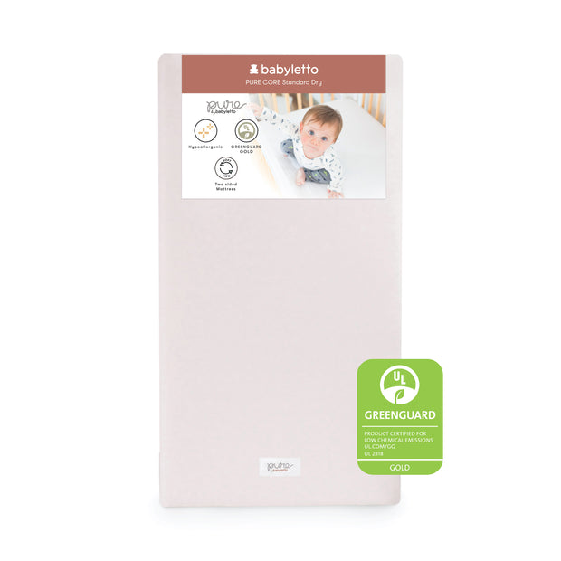 Babyletto Pure Core Non-Toxic Crib Mattress w/Dry Waterproof Cover
