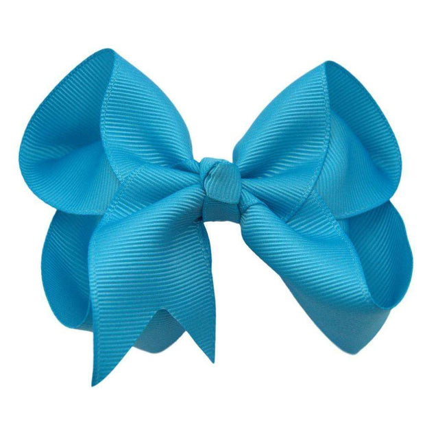 4 inch Solid Grosgrain Bow: Pink / 4 Inch