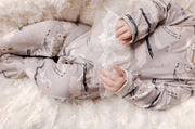Kryssi Kouture Spring Tutu Jumpsuit - Rocking Mother Goose: 3-6M