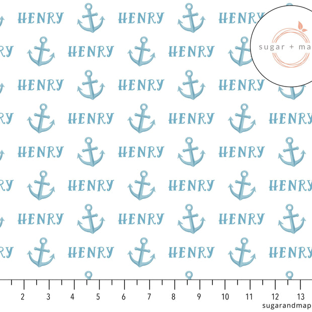 Sugar + Maple Personalized Stretchy Blanket | Anchor