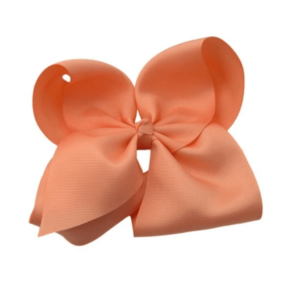 6 inch Solid Grosgrain Bow/Alligator Clip: Lavender / 6 Inch