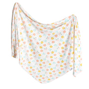 Knit Swaddle Blanket - Daisy