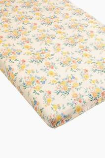 Loulou Lollipop Fitted Crib Sheet | Floral Bouquet