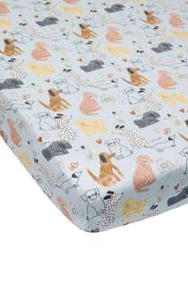 Loulou Lollipop Fitted Crib Sheet | Honey Puppies