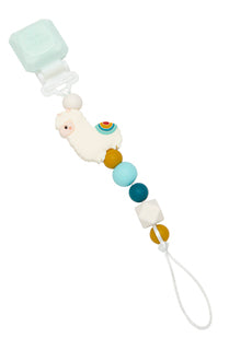 Loulou Lollipop Darling Pacifier Clip | Llama