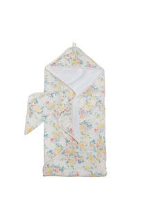 Loulou Lollipop Hooded Towel Set | Floral Bouquet