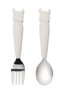 Loulou Lollipop Spoon & Fork Set | Llama