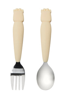 Loulou Lollipop Spoon & Fork Set | Giraffe