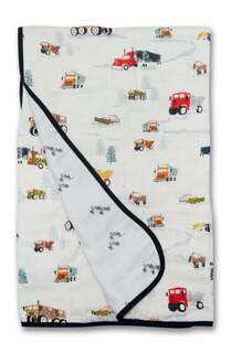 Loulou Lollipop Muslin Quilt Blanket | Happy Trucks