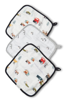 Loulou Lollipop Washcloth 3-pieces Set | Happy Truck