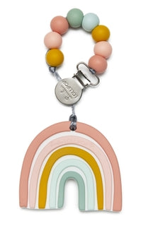 Loulou Lollipop Silicone Teether Set | Pastel Rainbow