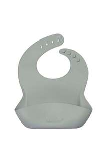 Loulou Lollipop Silicone Bib | Fog