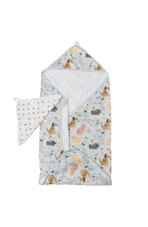 Loulou Lollipop Hooded Towel Set | Honey Puppies